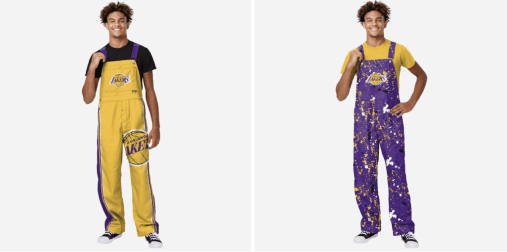 Los Angeles Lakers overalls, FOCO