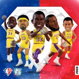 Elgin Baylor, Wilt Chamberlain, LeBron James, Magic Johnson, Shaquille O'Neal, FOCO