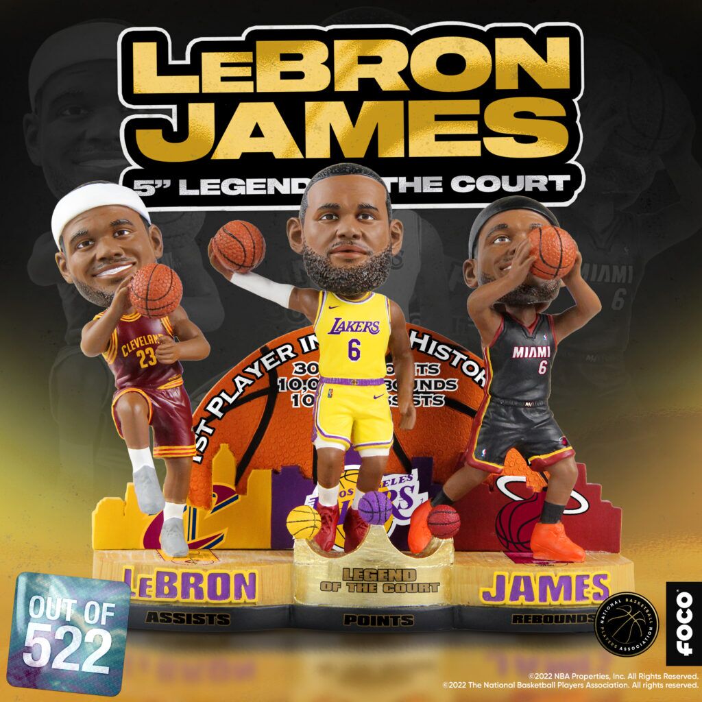 LeBron James, FOCO bobblehead
