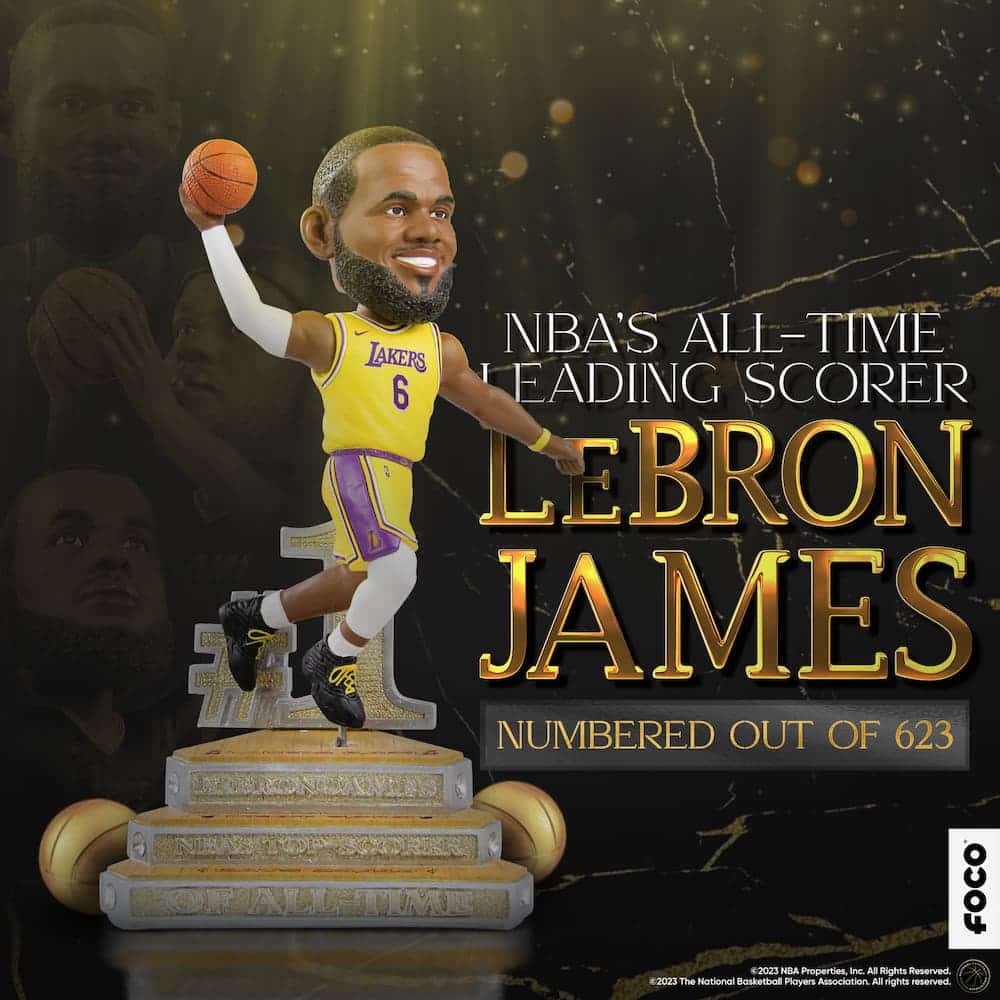 LeBron James, FOCO bobblehead