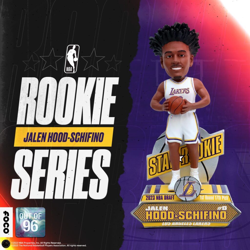 Jalen Hood-Schifino, Lakers bobblehead, FOCO