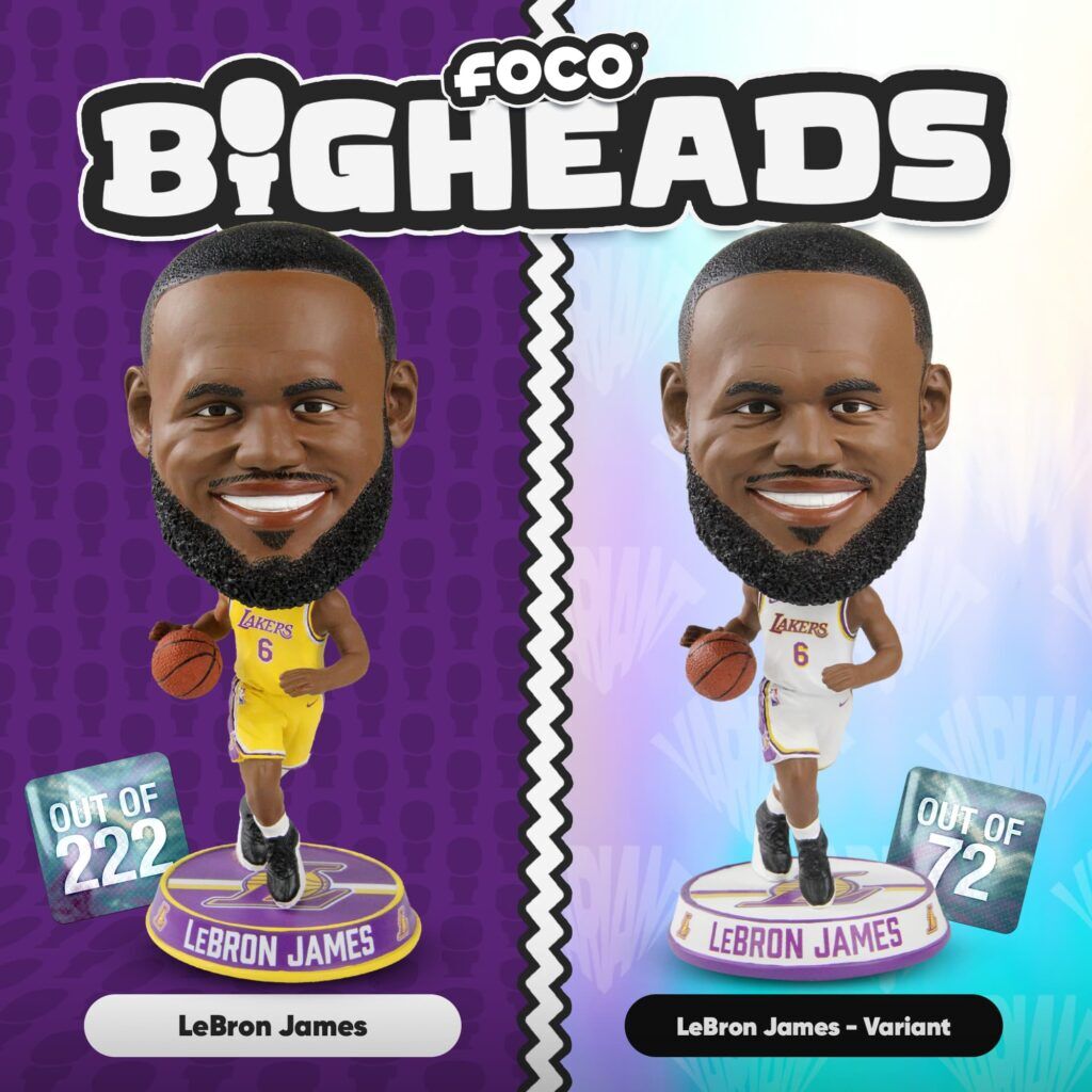 Lebron James, FOCO, Bigheads