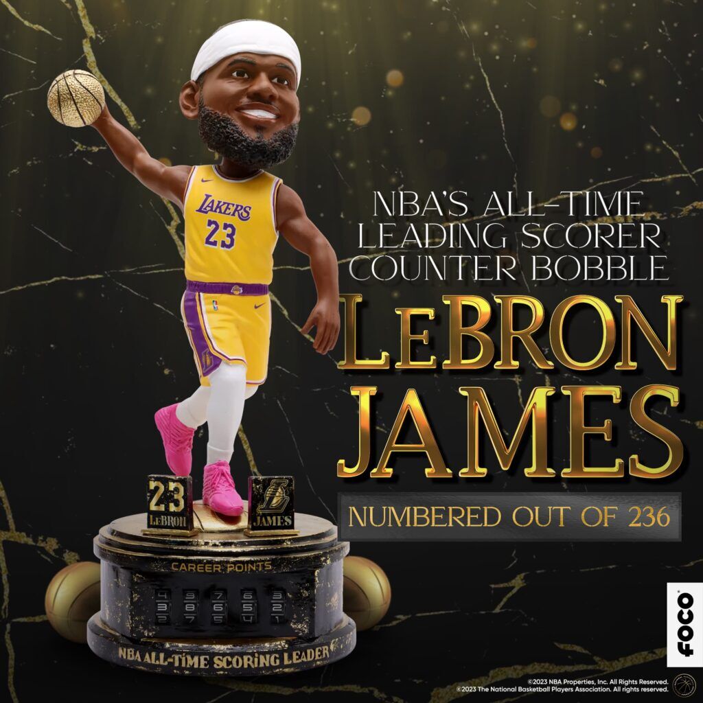 LeBron James bobblehead, FOCO