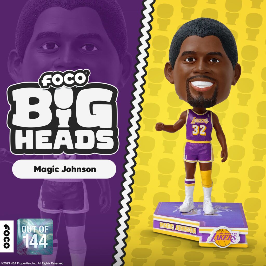 Magic Johnson bobblehead, FOCO bighead