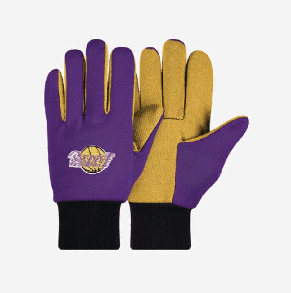 Los Angeles Lakers gloves, FOCO