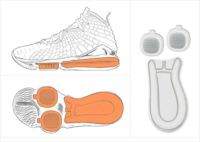 Nike LeBron 17 cushioning